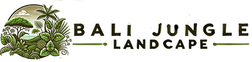 bali jungle landscape logo
